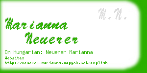 marianna neuerer business card